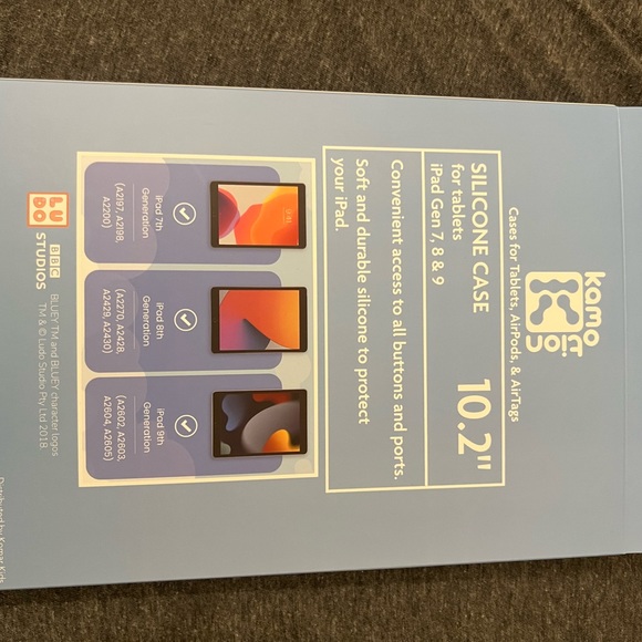 BLUEY 3D SILICONE CASE 10.2" TABLET iPad Gen 7, 8 & 9 Brand New In Box - Picture 2 of 2